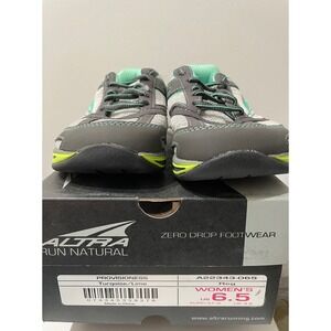 Altra Provisioness Womens 6.5 Running Shoes Turquoise Lime Zero Drop A22343-065